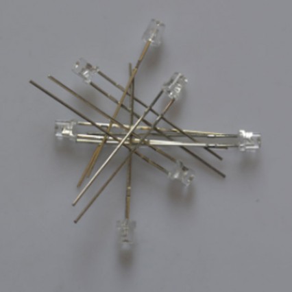 亿光3mm直插发光二级管484-10SURC/S530-A3-L红光