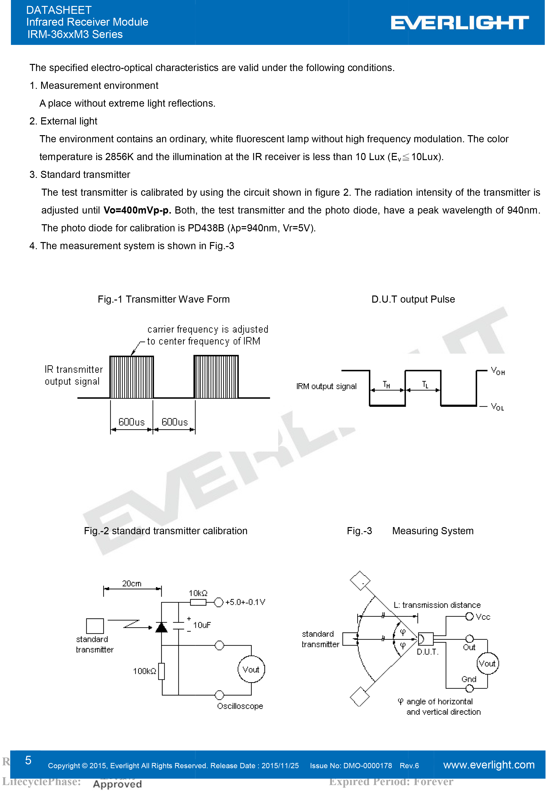 亿光直插红外接收头IRM-3656M3规格书PDF