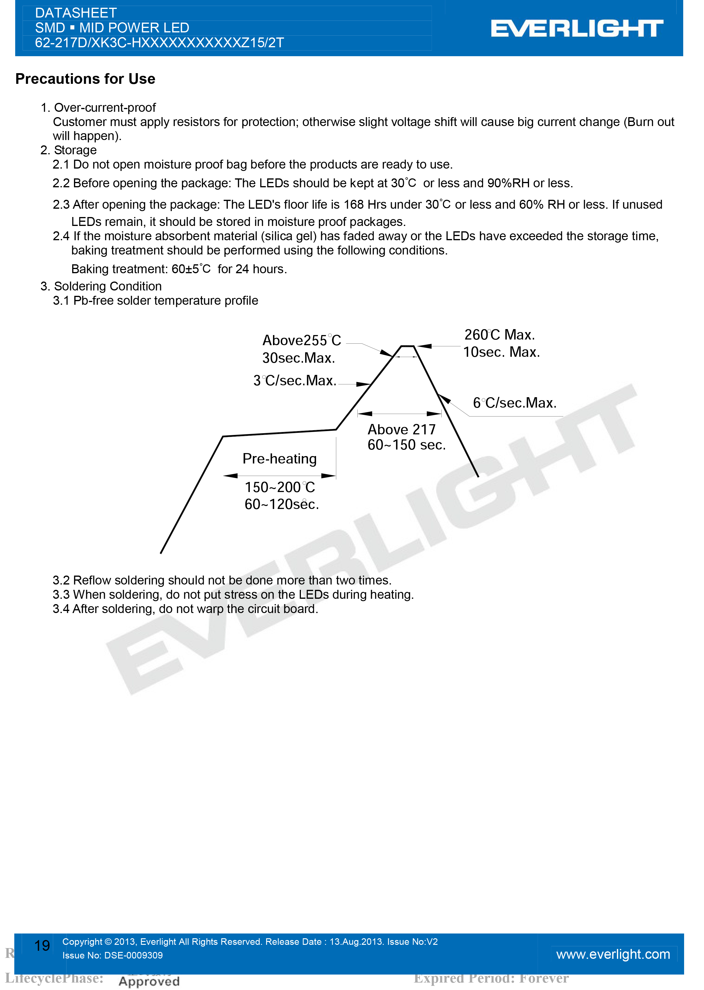 亿光贴片5630灯珠62-217D/KK3C-H2727QAR3B42Z15/2T规格书PDF