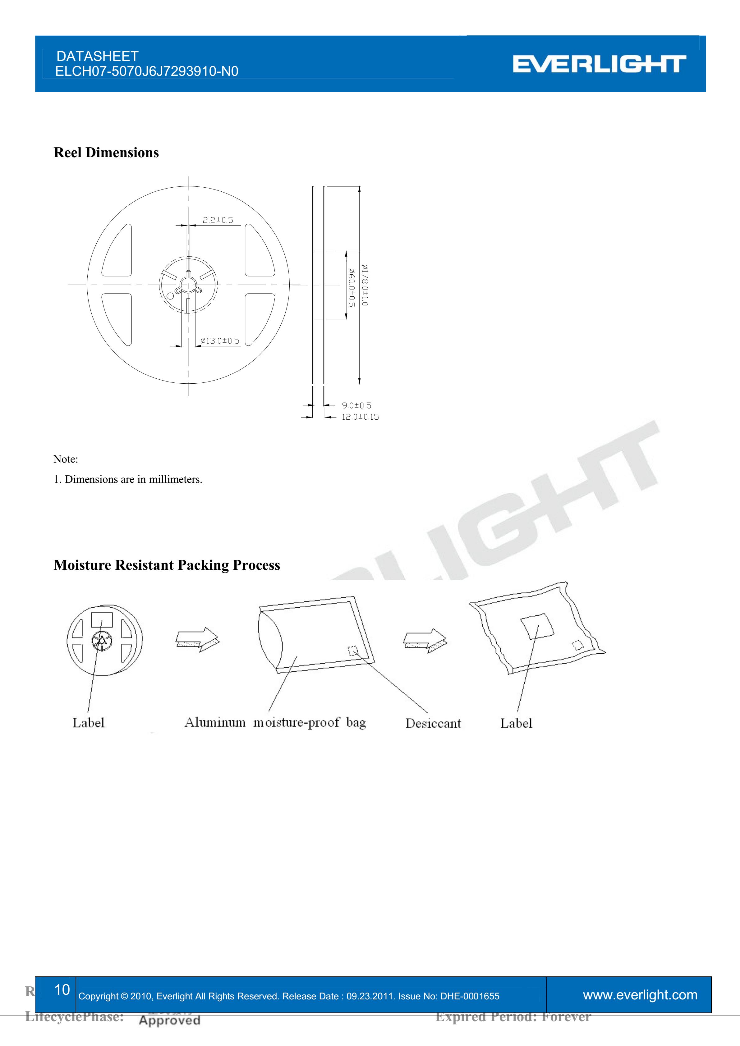 亿光2016闪光灯珠ELCH07-5070J6J7293910-N0规格书PDF（数据表）