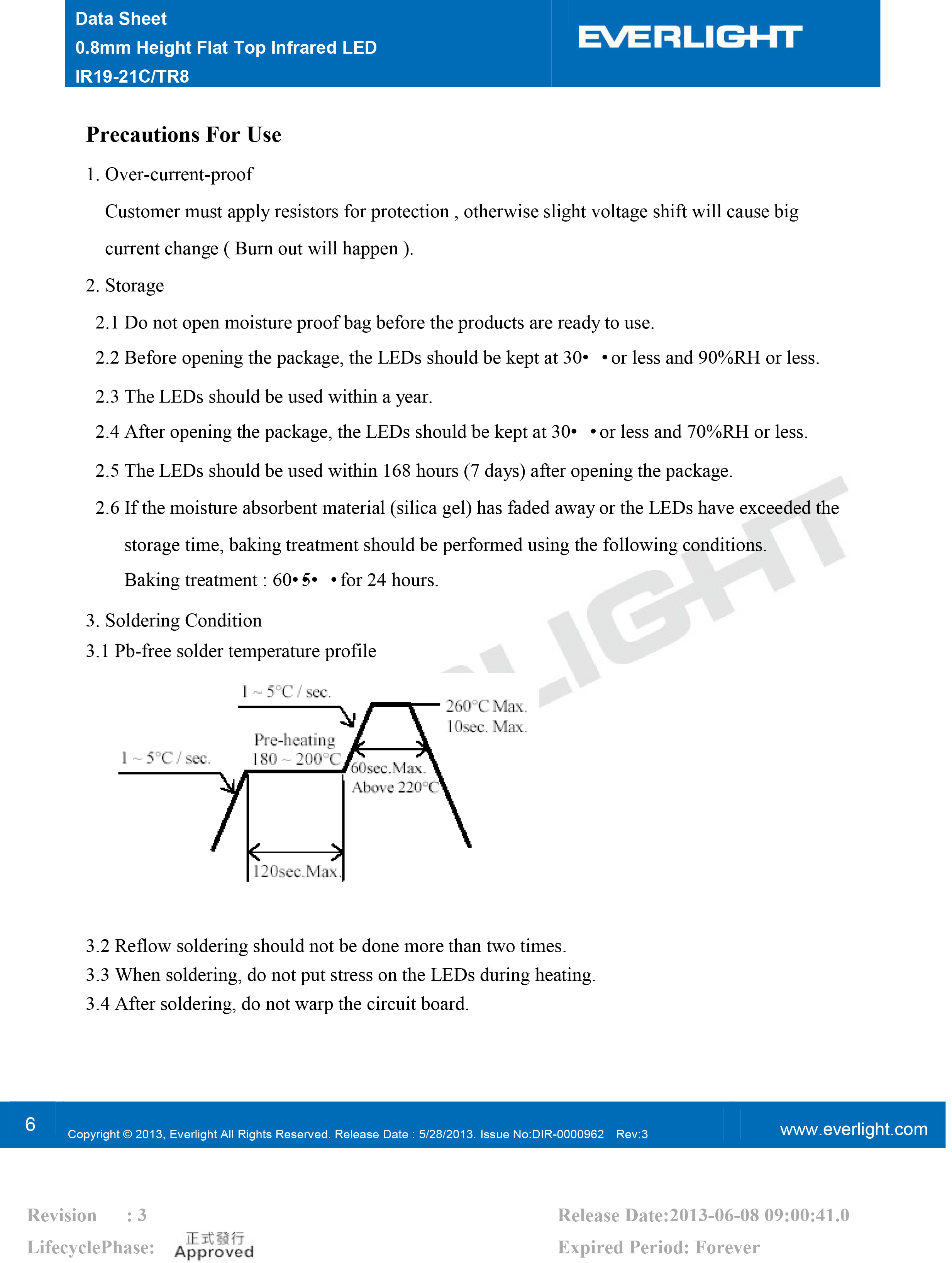 亿光贴片0603红外发射管IR19-21C/TR8规格书PDF