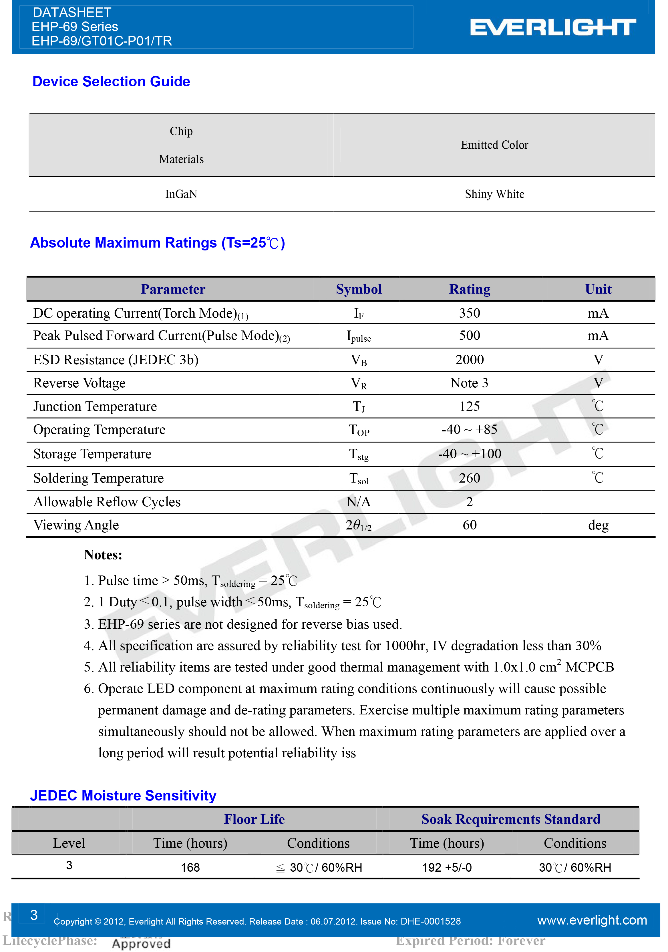 亿光3333闪光灯珠EHP-69-GT01C-P01-TR规格书PDF