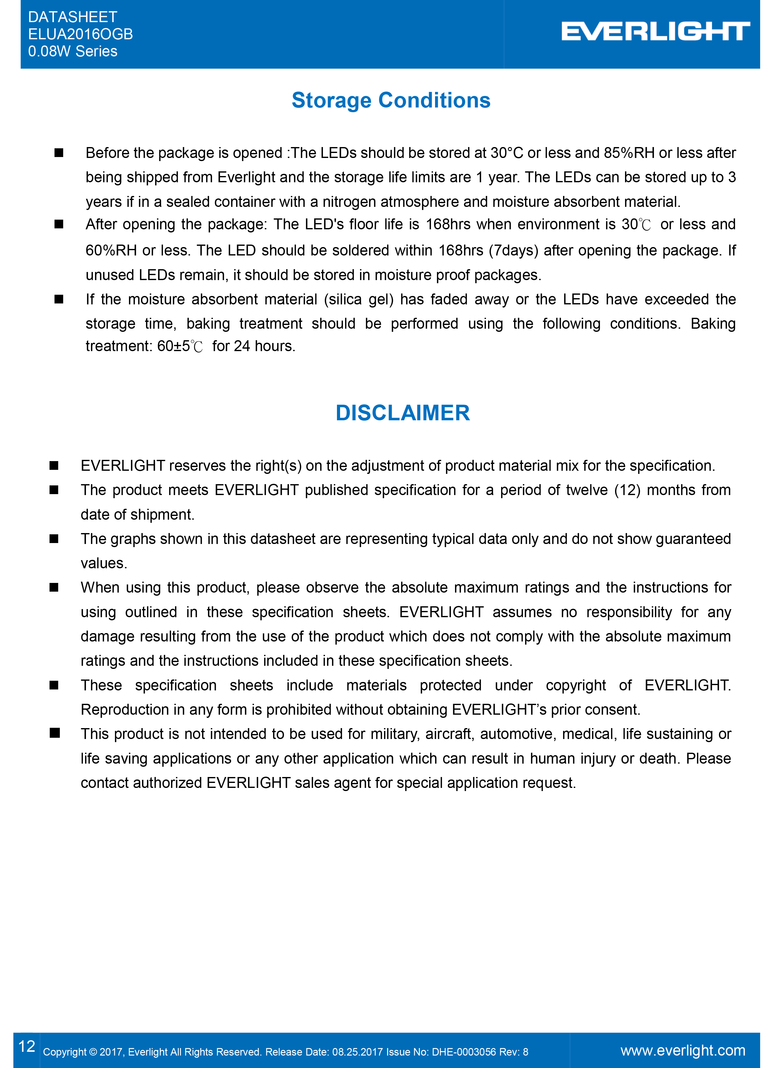 亿光0.08W紫光LED灯珠ELUA2016OGB-P8090Q53040020-VA1M规格书PDF
