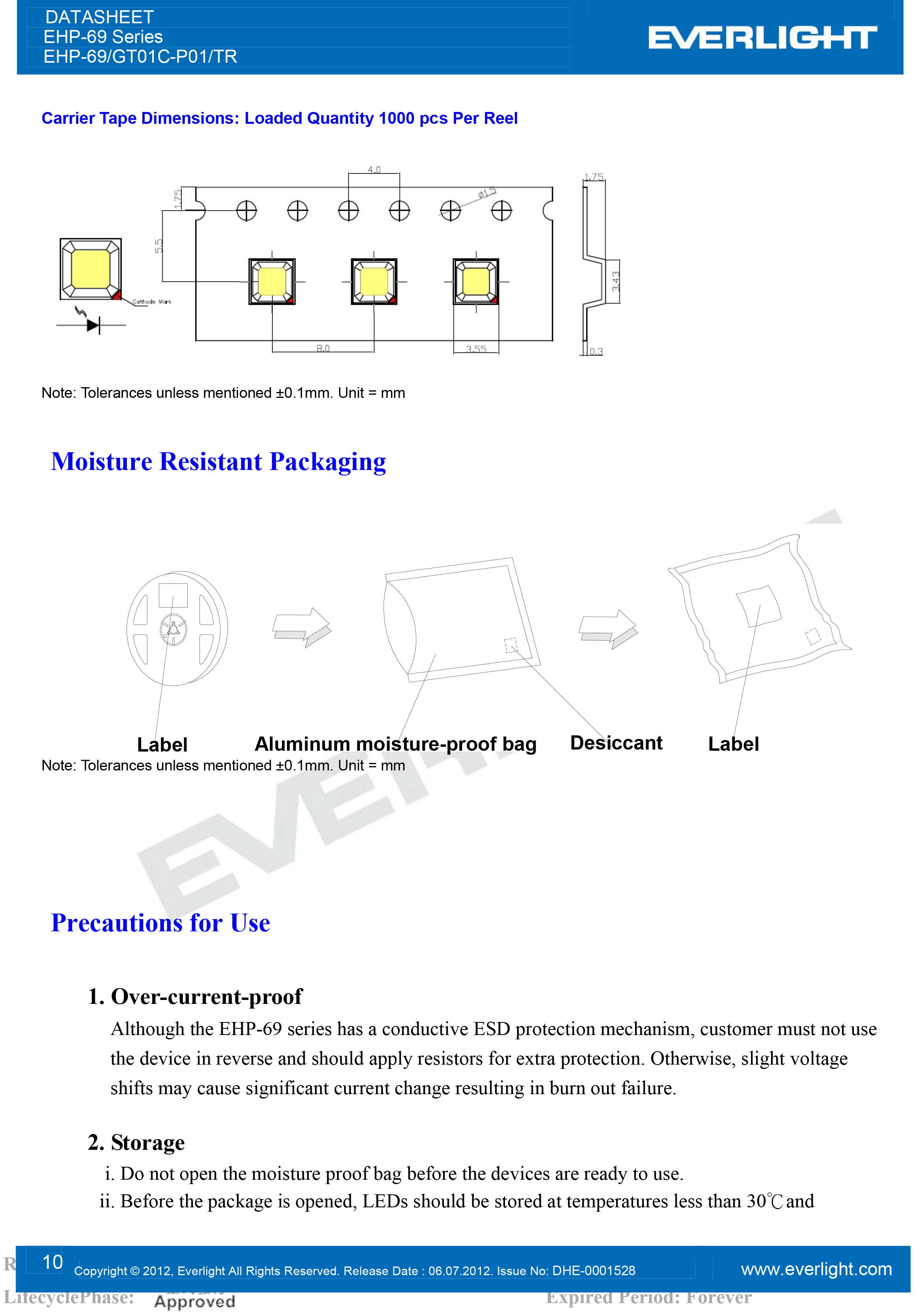 亿光3333闪光灯珠EHP-69-GT01C-P01-TR规格书PDF