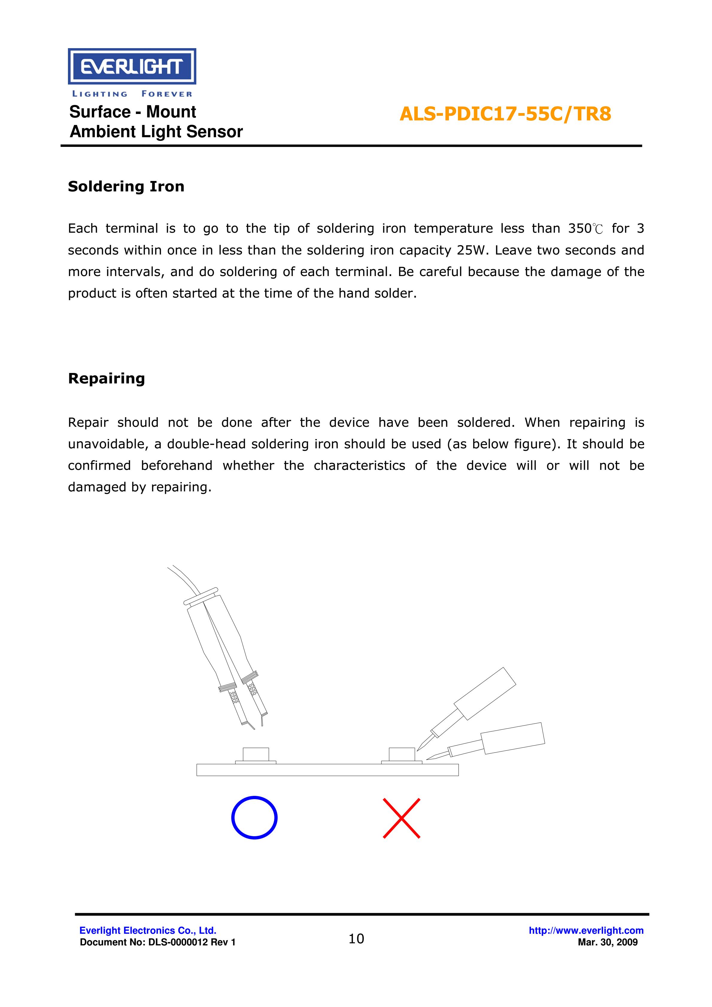 亿光贴片0805环境光传感器ALS-PDIC17-55C/TR8规格书（数据表PDF）