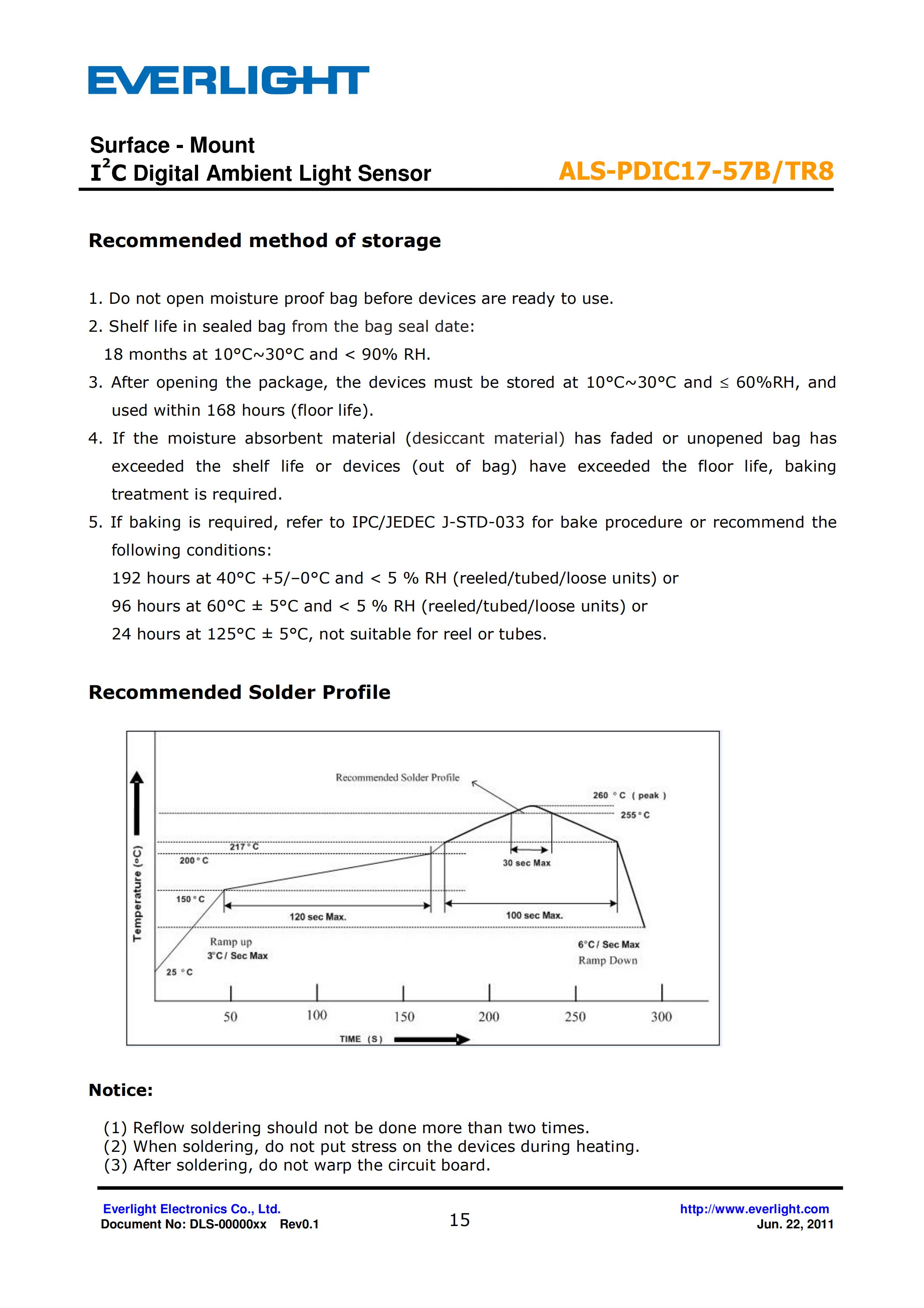 亿光贴片0805环境光传感器ALS-PDIC17-57B/TR8规格书（数据表PDF）