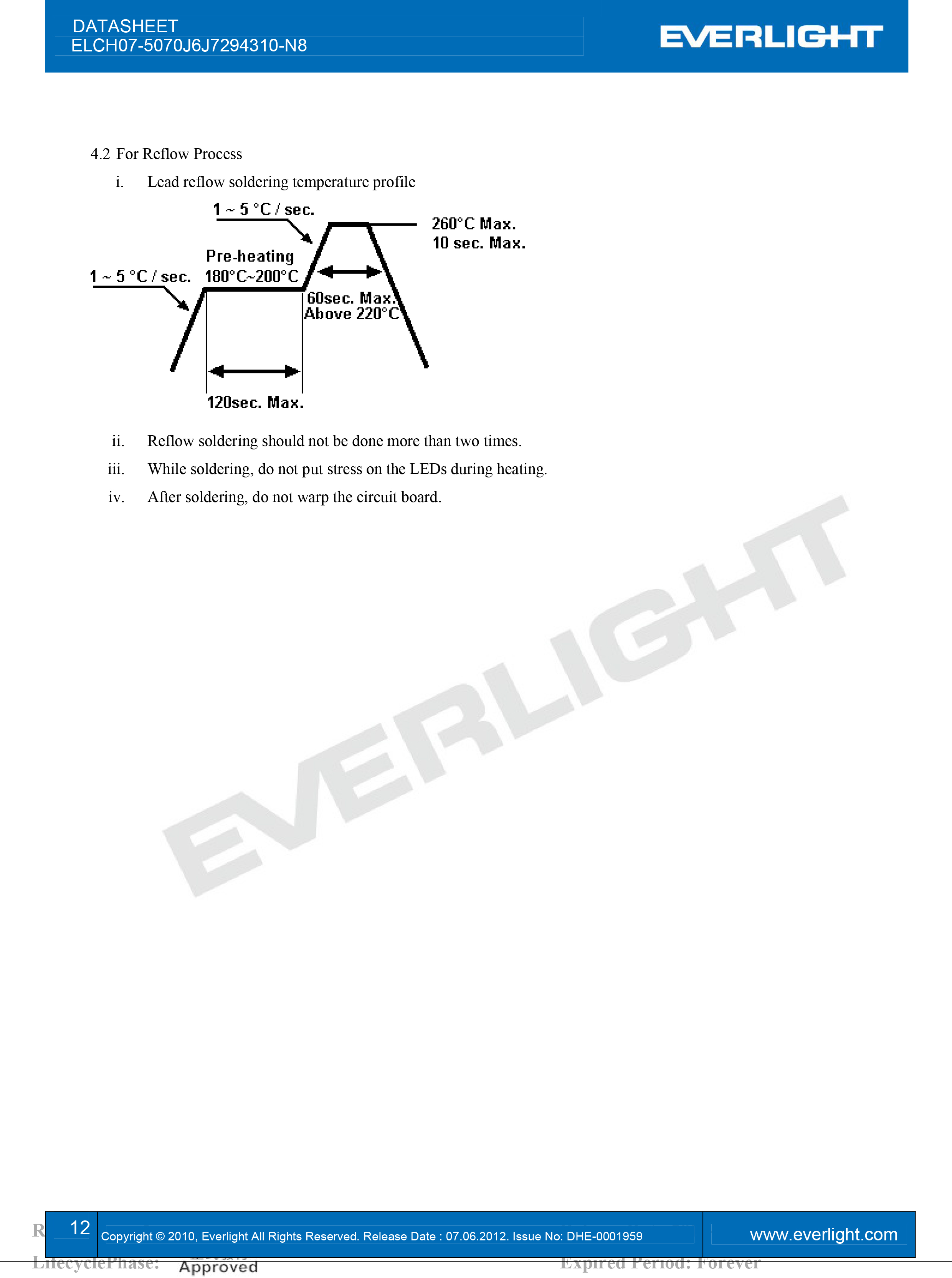 亿光2016闪光灯珠ELCH07-5070J6J7294310-N8规格书PDF