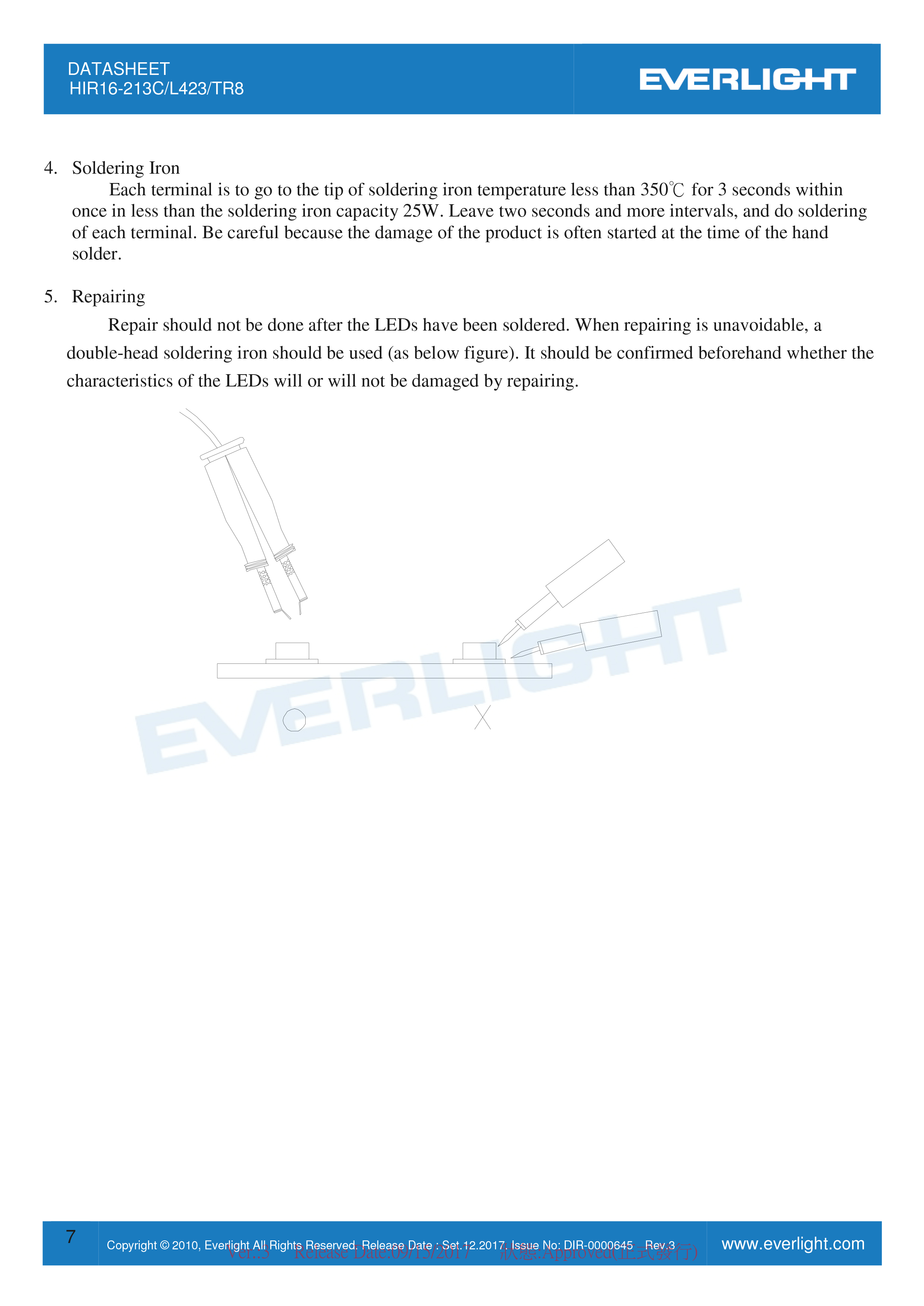 亿光贴片0402红外发射管HIR16-213C/L423/TR8规格书PDF